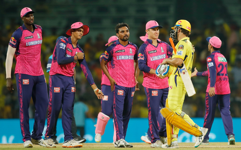 “Rajasthan Royals Defeat Chennai Super Kings by Three Runs in IPL 2023 Clash”